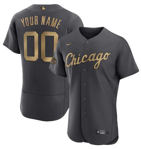 Customized Men's Chicago White Sox Active Player Charcoal 2022 All-Star Flex Base Stitched Jersey,We sell and wholesale Customized Men's Chicago White Sox Active Player Charcoal 2022 All-Star Flex Base Stitched Jersey on line form chian!